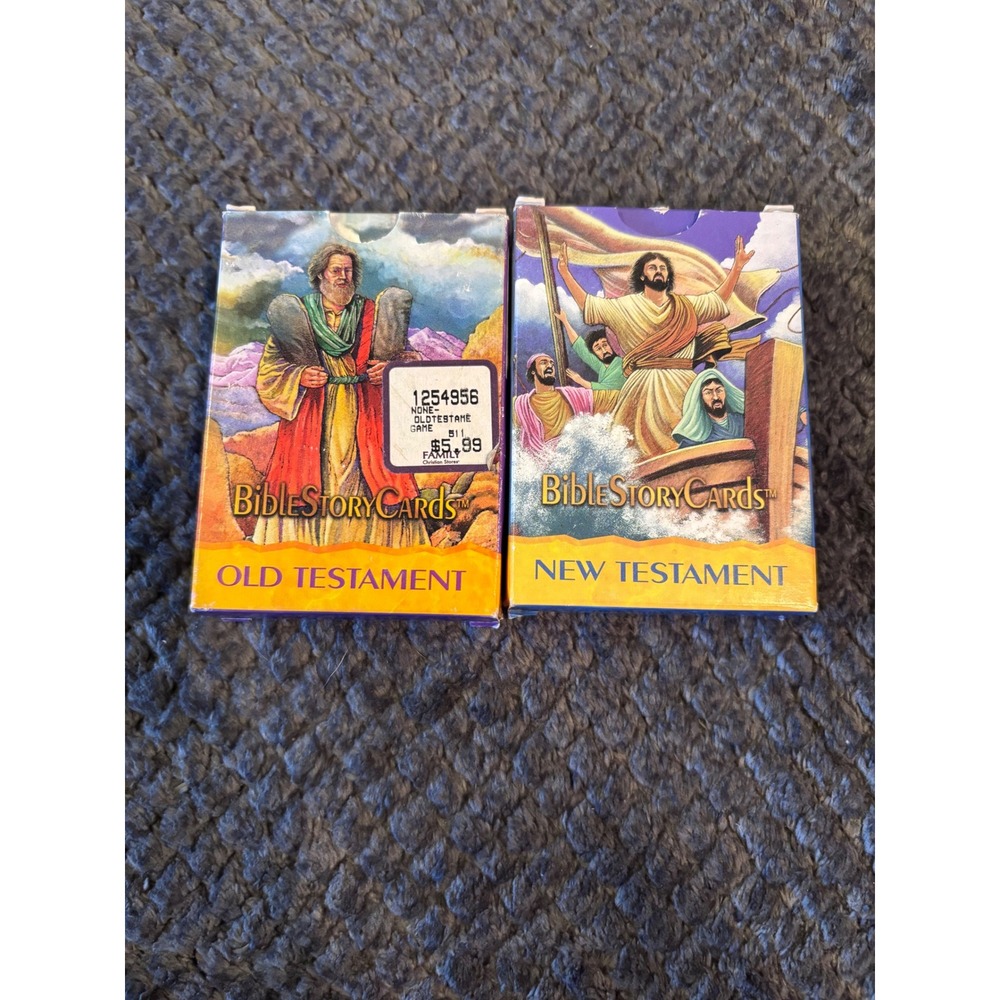 VINTAGE 1995 BibleStoryCards Complete Set Old & New Testament 100 StoryCards